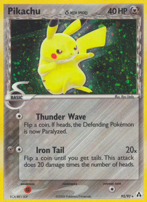 Pikachu δ Rare Secret