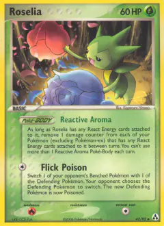 Roselia Uncommon card from Legend Maker