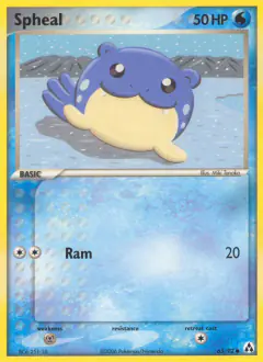 Spheal Common card from Legend Maker