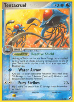 Tentacruel Uncommon card from Legend Maker