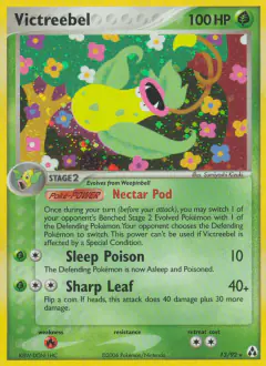 Victreebel Rare Holo card from Legend Maker