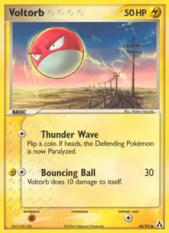 Voltorb Common card from Legend Maker
