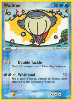 Wailmer Common card from Legend Maker