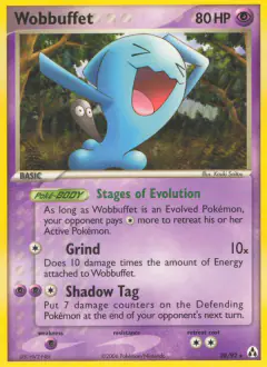 Wobbuffet Rare card from Legend Maker