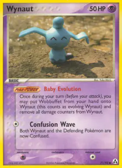 Wynaut Common card from Legend Maker