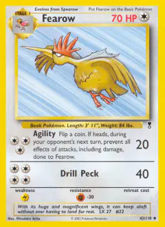 Fearow Uncommon card from Legendary Collection