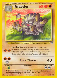 Graveler Uncommon card from Legendary Collection