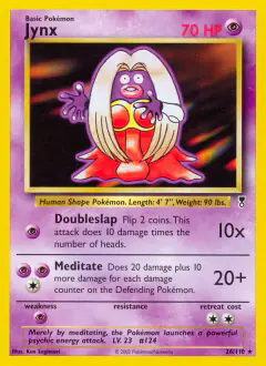 Jynx Rare card from Legendary Collection