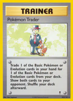 Pokémon Trader Rare card from Legendary Collection