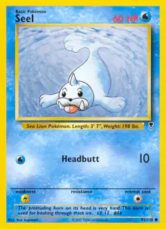 Seel Common card from Legendary Collection