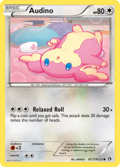 Audino Common card from Legendary Treasures