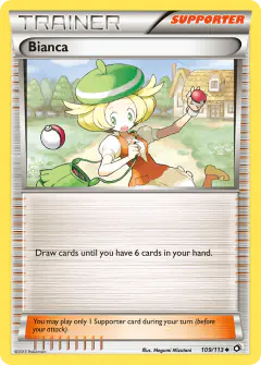 Bianca Uncommon card from Legendary Treasures