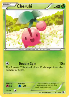 Cherubi Uncommon card from Legendary Treasures