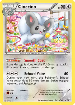 Cinccino Uncommon card from Legendary Treasures
