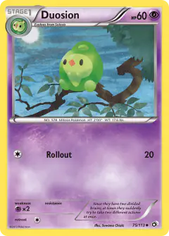 Duosion Uncommon card from Legendary Treasures
