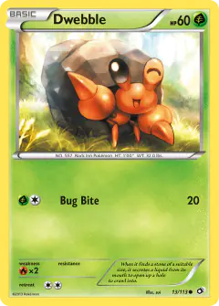 Dwebble Common card from Legendary Treasures