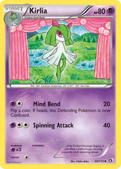 Kirlia Uncommon card from Legendary Treasures