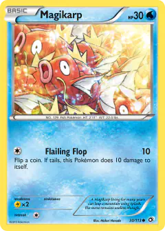 Magikarp Common card from Legendary Treasures
