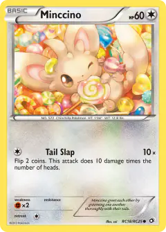 Minccino Common card from Legendary Treasures
