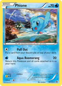 Phione Rare card from Legendary Treasures