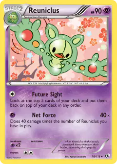 Reuniclus Rare card from Legendary Treasures