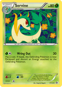 Servine Uncommon card from Legendary Treasures