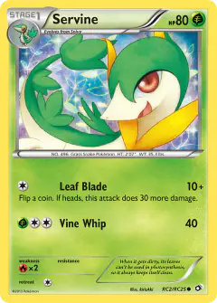 Servine Common card from Legendary Treasures