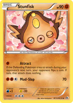 Stunfisk Uncommon card from Legendary Treasures
