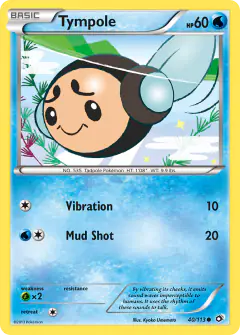 Tympole Common card from Legendary Treasures