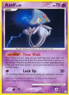 Azelf Rare card from Legends Awakened