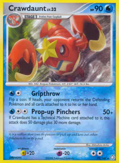 Crawdaunt Rare card from Legends Awakened