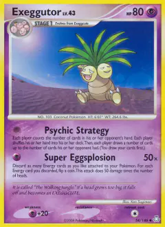 Exeggutor Uncommon card from Legends Awakened