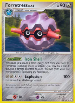 Forretress Rare card from Legends Awakened