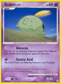Gulpin Common card from Legends Awakened