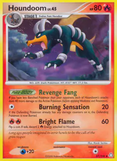 Houndoom Uncommon card from Legends Awakened