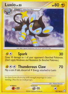 Luxio Uncommon card from Legends Awakened