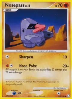 Nosepass Common card from Legends Awakened