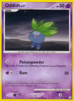 Oddish Common card from Legends Awakened
