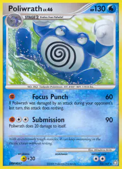 Poliwrath Rare card from Legends Awakened