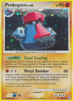 Probopass Rare Holo card from Legends Awakened
