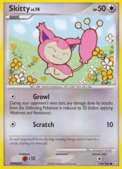Skitty Common card from Legends Awakened