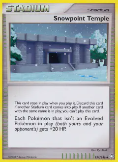 Snowpoint Temple Uncommon card from Legends Awakened