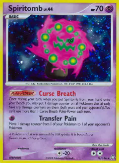 Spiritomb Rare Holo card from Legends Awakened