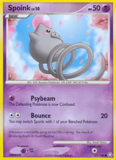 Spoink Common card from Legends Awakened