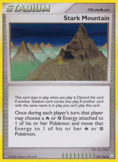Stark Mountain Uncommon card from Legends Awakened