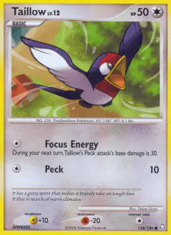 Taillow Common card from Legends Awakened