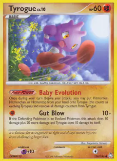 Tyrogue Common card from Legends Awakened