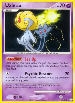 Uxie Rare card from Legends Awakened