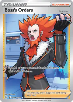 Boss's Orders Rare Ultra card from Lost Origin