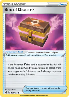 Box of Disaster Uncommon card from Lost Origin